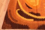 Corner vintage Swedish Rya rug 45531 by Nazmiyal