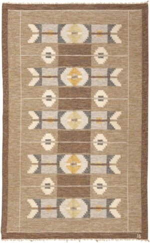 Vintage Swedish Kilim Rug 45651 Nazmiyal Antique Rugs in NYC