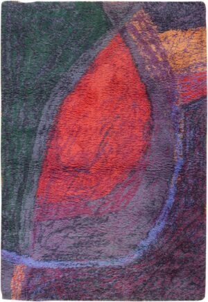 Vintage Rya Rug 45662 Detail/Large View