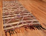 Full Tribal Vintage Moroccan Kilim runner rug 45683 by Nazmiyal