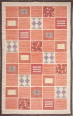 Vintage Scandinavian Swedish Kilim Rug by Rakel Callander #45646 by Nazmiyal Antique Rugs