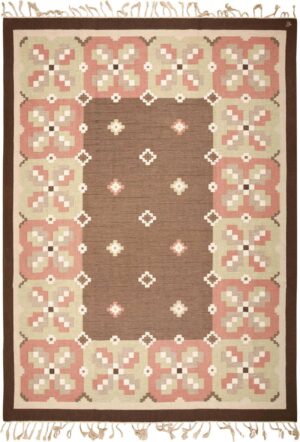 Vintage Swedish Kilim Rug #45655 by Nazmiyal Antique Rugs