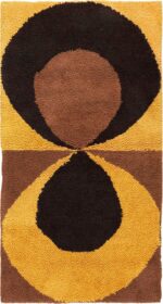 Small Vintage Swedish Pile Area Rug #45667 by Nazmiyal Antique Rugs
