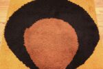 vintage swedish rug 45667 yellow Nazmiyal