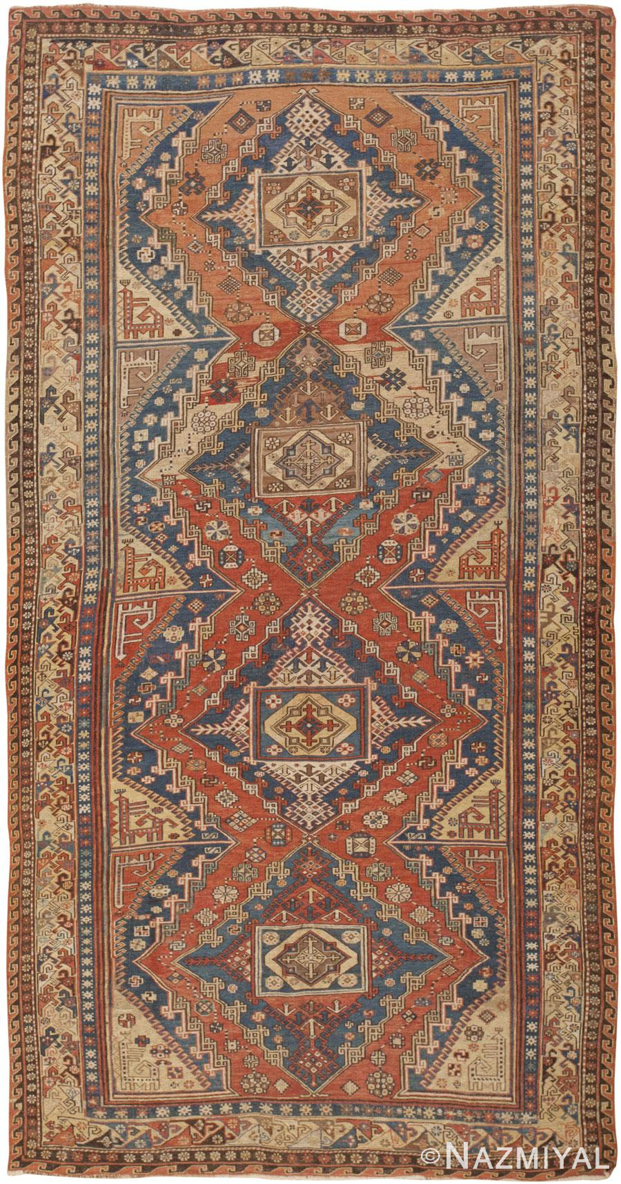 Antique Soumak Rug 45481 Detail/Large View