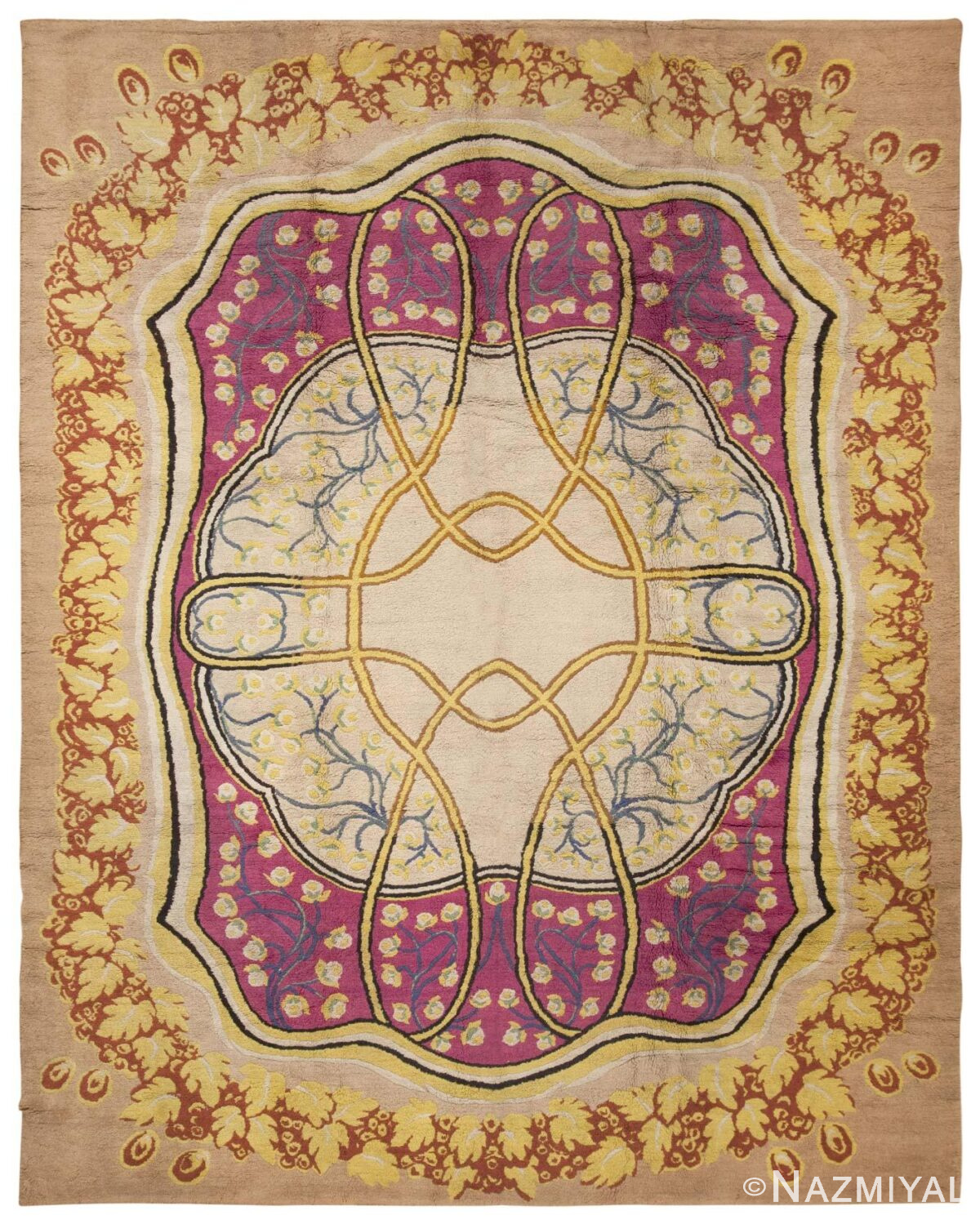 Antique European Rug 45624 Detail/Large View