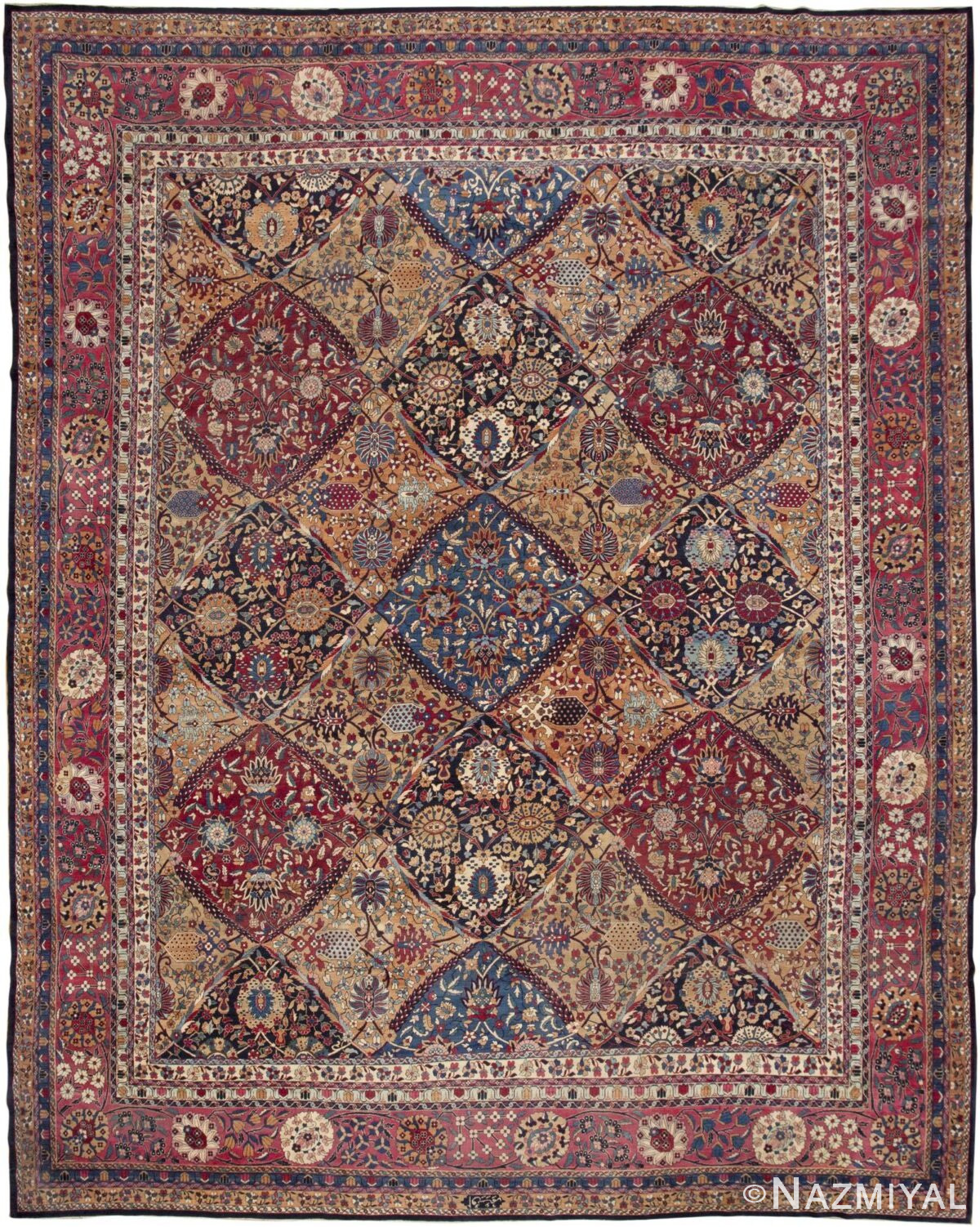 Antique Kerman Rug 45625 Nazmiyal Antique Rugs