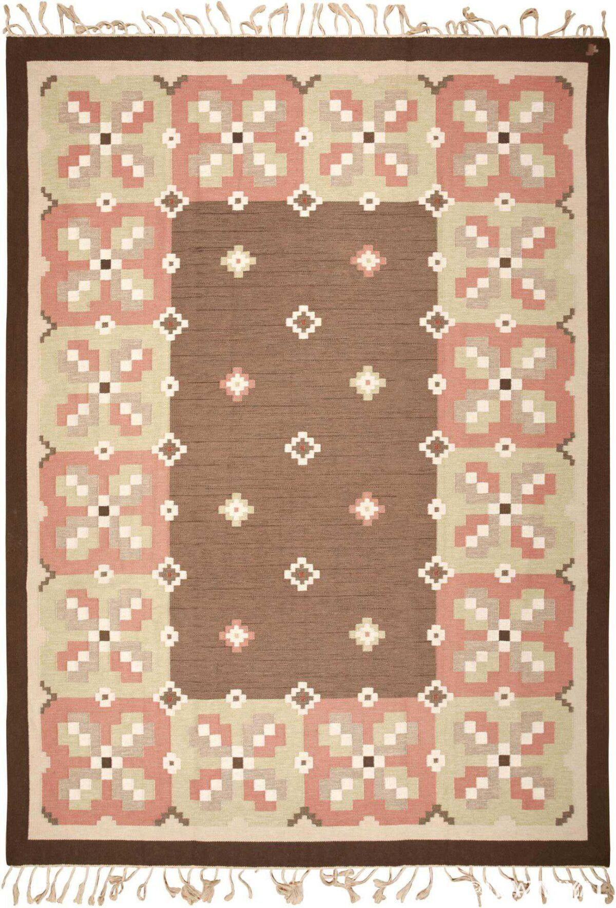 Vintage Swedish Kilim Rug #45655 by Nazmiyal Antique Rugs