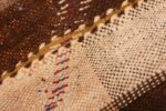 Weave detail Tribal Vintage Moroccan Kilim runner rug 45683 by Nazmiyal