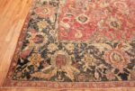 Corner Oversized Antique 17th Century Persian Esfahan Oriental rug 44143 by Nazmiyal