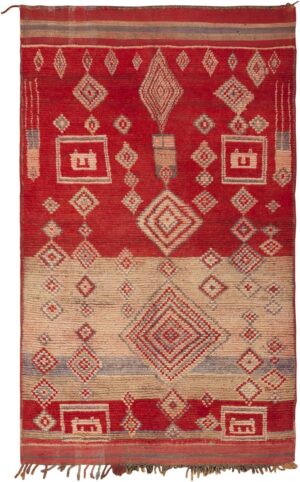 Vintage Moroccan Rug 45753 Detail/Large View