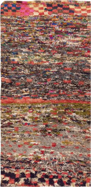 Small Colorful Vintage Moroccan Rug #45711 by Nazmiyal Antique Rugs