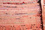 small vintage mid century rag texture moroccan carpet 45696 weave Nazmiyal