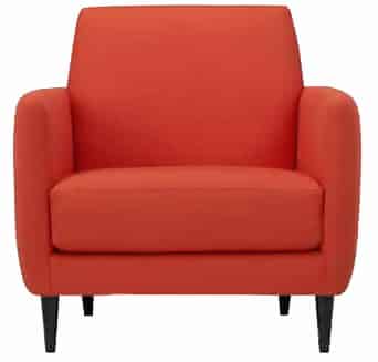 Tangerine Tango Color Arm Chair Tangerine Tango Color Arm Chair - Nazmiyal