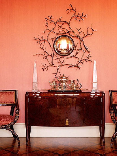 Tangerine Tango Colored Accent Wall Color Tangerine Tango Colored Accent Wall Color - Nazmiyal