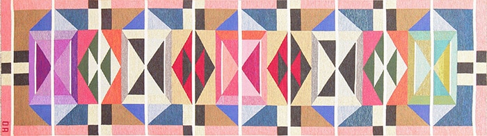 Ultra Violate Colored Scandinavian Rug Ultra Violate Colored Scandinavian Rug - Nazmiyal