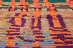 Vintage Moroccan Rug 49860 Purple Lines Nazmiyal