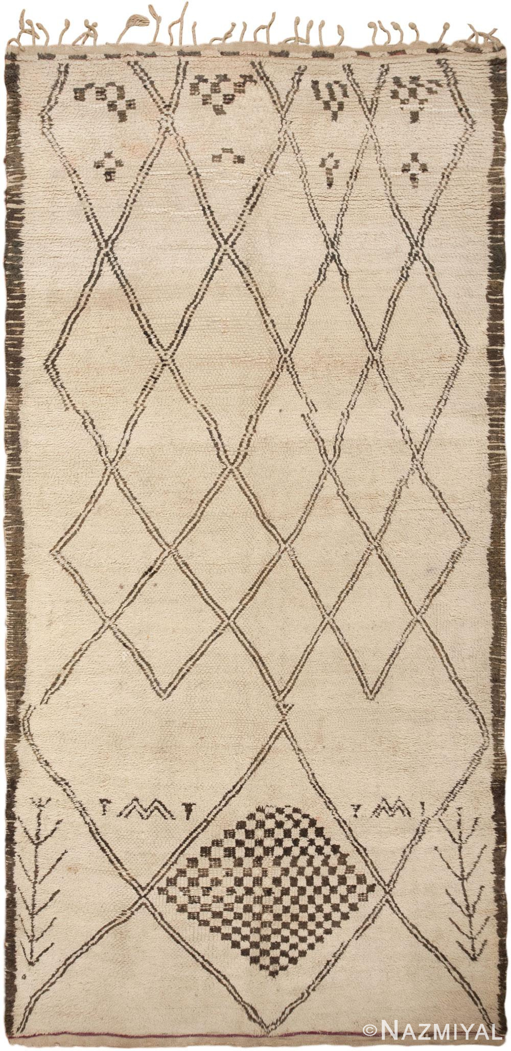 Vintage Moroccan Rug 45757 Detail/Large View