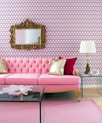 Pink Living Room Design Pale Pink Living Room Interior Design by nazmiyal
