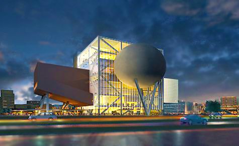 Taipei Performing Arts Center At Dusk Nazmiyal