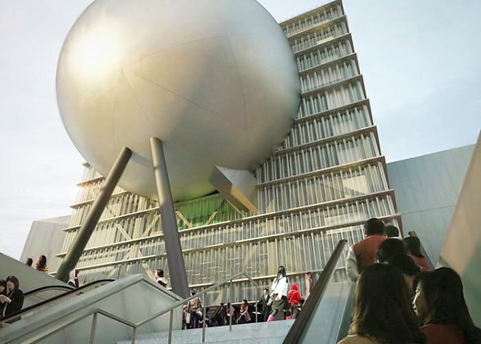 The Entrance To The Taipei Performing Arts Center Nazmiyal