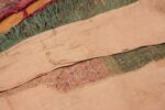 Weave detail Silk antique Kerman horse cover 44718 by Nazmiyal