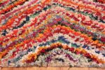 Border Vintage Moroccan Boucherouite rug 45825 by Nazmiyal