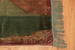 Corner Silk antique Kerman horse cover 44718 by Nazmiyal
