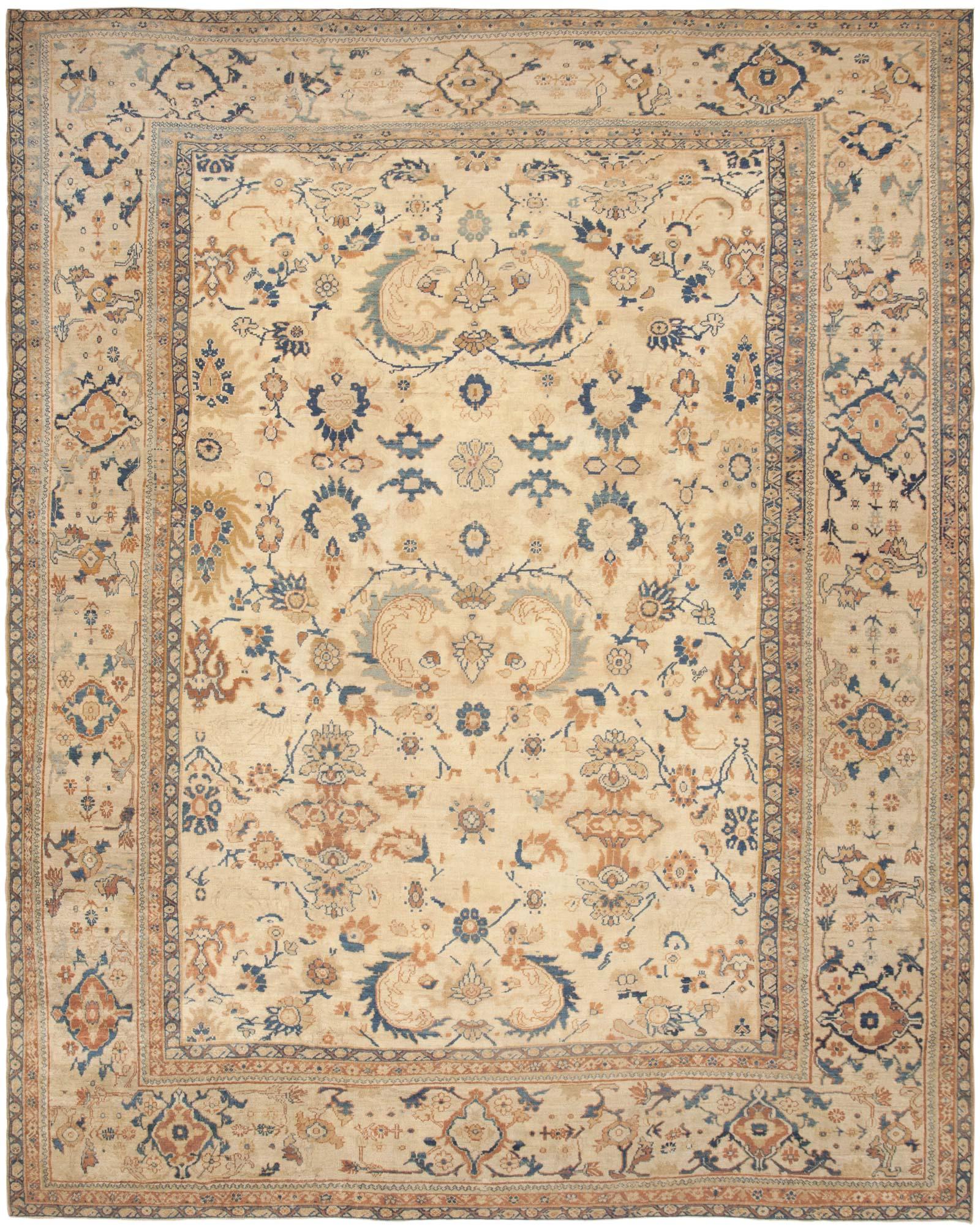 Antique Sultanabad Carpet 44726 By Nazmiyal