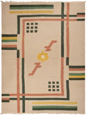 Vintage Swedish Rug 45231 Nazmiyal Antique Rugs