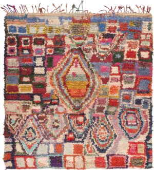 Vintage Moroccan Rug 45833 Detail/Large View