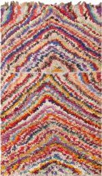 Vintage Moroccan Boucherouite Rug #45825 by Nazmiyal Antique Rugs
