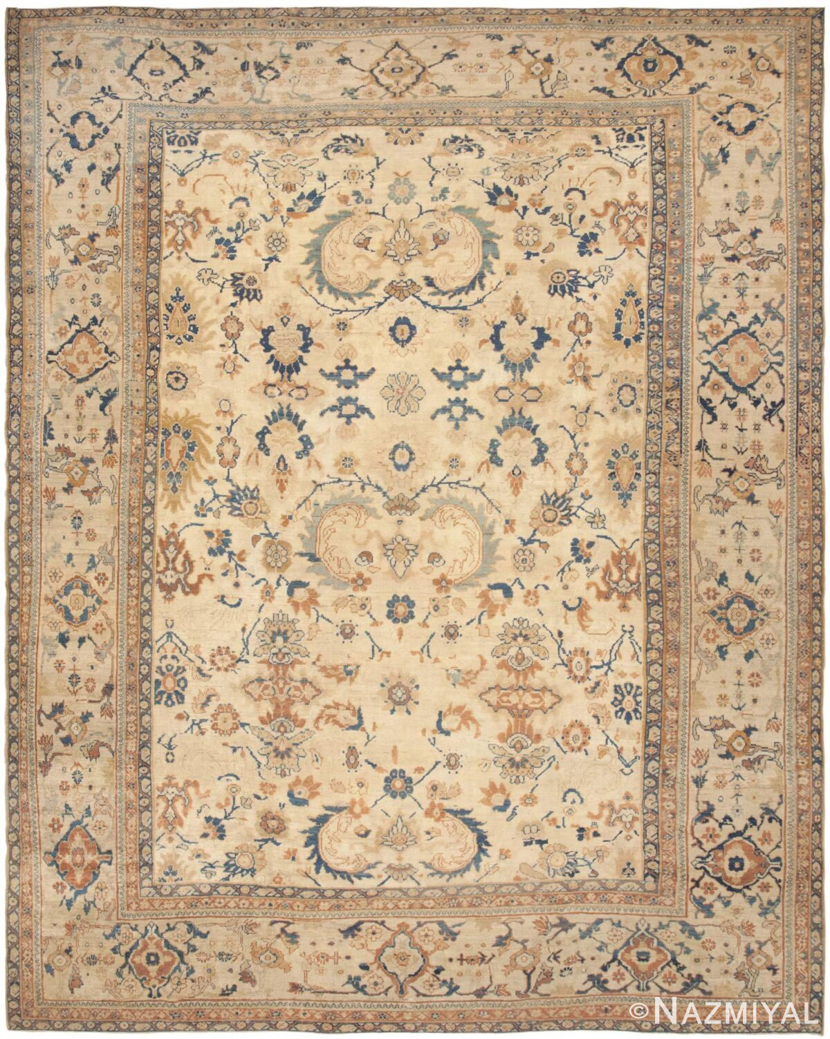 Antique Sultanabad Persian Rugs 44726 Detail/Large View