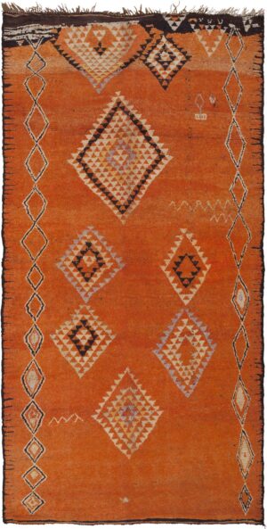 Vintage Moroccan Rug 45987 Detail/Large View