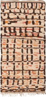 Mid Century Modern Vintage Moroccan Shag Rug #46010 by Nazmiyal Antique Rugs