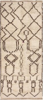 Vintage Moroccan Berber Area Rug #46039 by Nazmiyal Antique Rugs