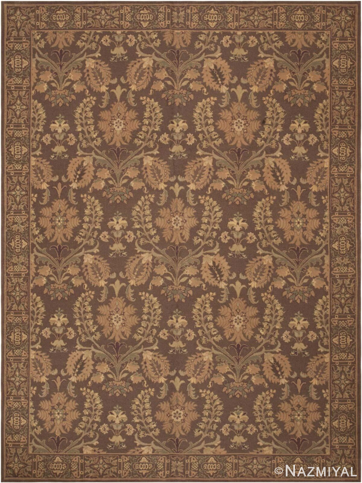 Modern Chinese Savonnerie Carpet 44697 Nazmiyal
