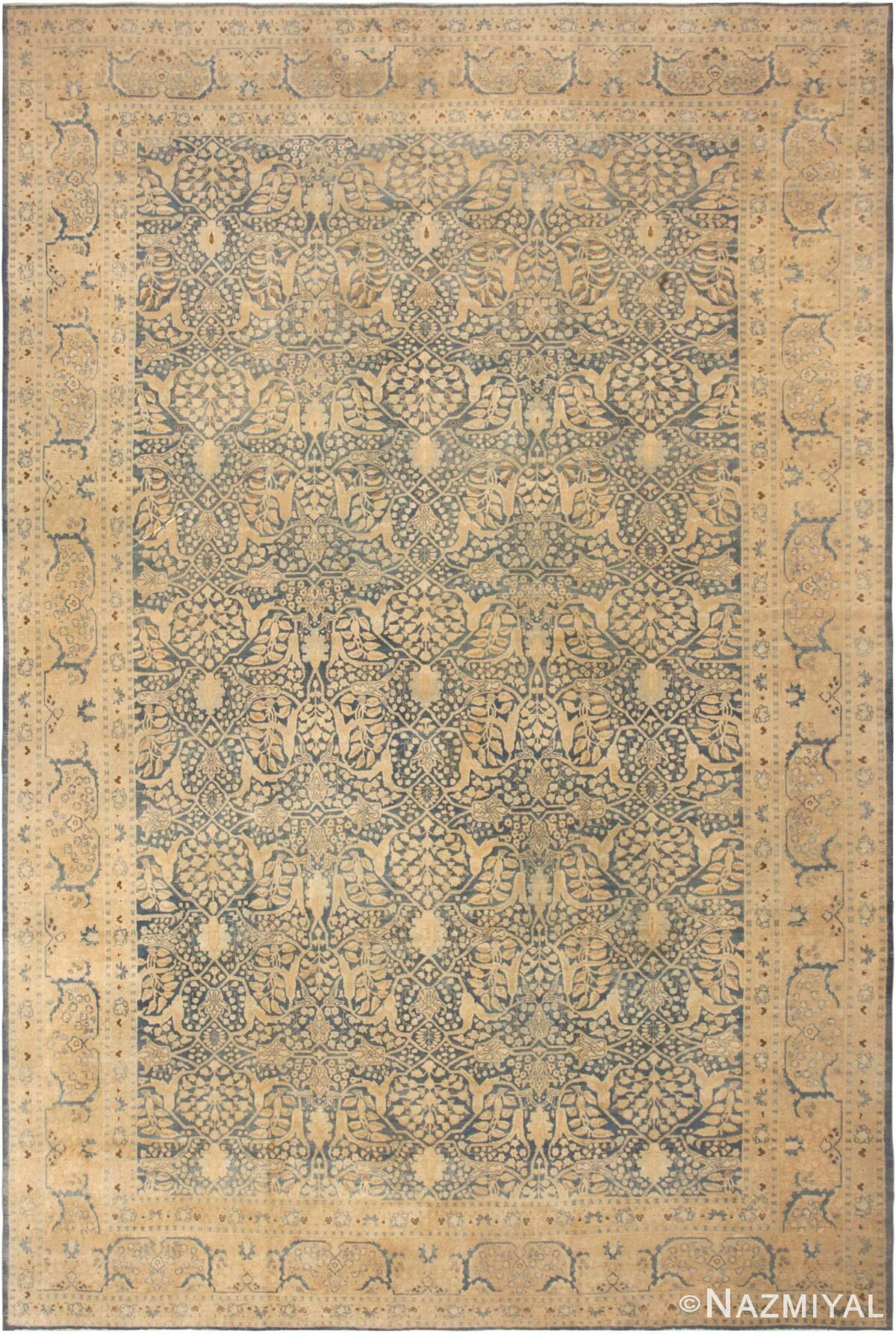 Persian Antique Tabriz Rug 45766 Nazmiyal Antique Rugs