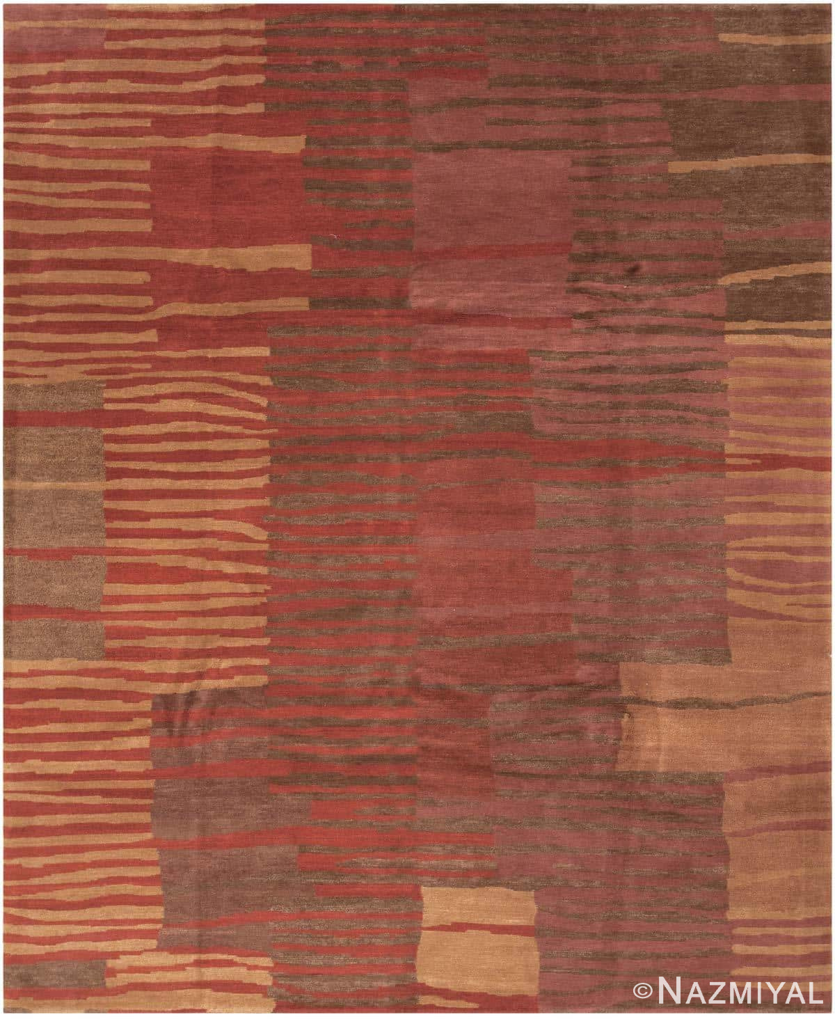 Modern Righe Rug 46088 Detail/Large View