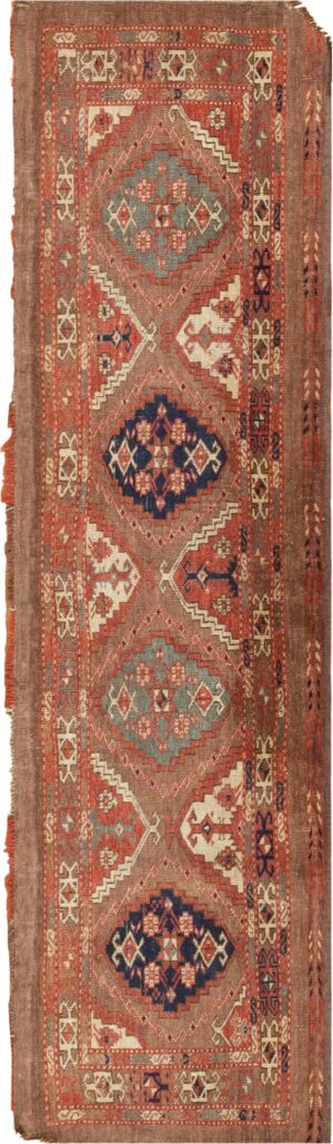 Antique Central Asian Yomut Rug #46112 by Nazmiyal Antique Rugs