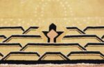 Picture of the other border of the Antique Chinese Rug 46138