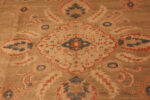 Soft Light Color Open Minimalist Pattern Antique Persian 19th Century Ziegler Sultanabad Rug 46098 by Nazmiyal Antique Rugs