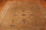Soft Light Color Open Minimalist Pattern Antique Persian 19th Century Ziegler Sultanabad Rug 46098 by Nazmiyal Antique Rugs