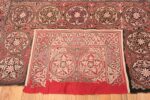 Border detail antique Uzbekistan Suzani textile 46140 by Nazmiyal