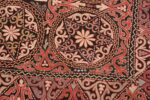 Close-up antique Uzbekistan Suzani textile 46140 by Nazmiyal