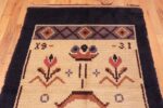 Close-up Vintage Swedish design by Barbro Springchorn rug 46144 from the Nazmiyal collection