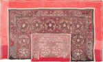 Full view antique Uzbekistan uzani textile 46140 by Nazmiyal
