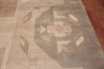 Large Oversized Geometric Art Deco Indian Vintage Rug 44926 Border Design Nazmiyal