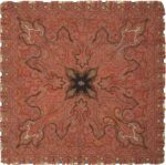 Square Antique Indian Shawl #46117 by Nazmiyal Antique Rugs