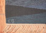 vintage swedish rug by elsa Gullberg 46162 initials Nazmiyal